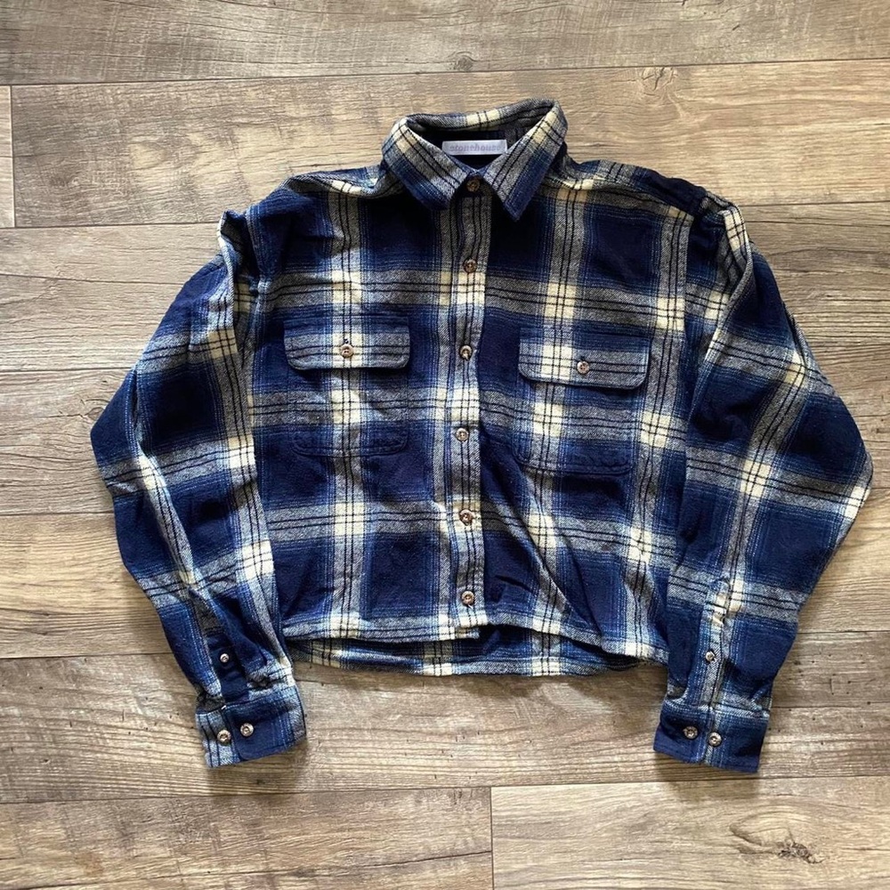Field & Stream custom cropped flannel
